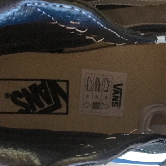 🆕 VANS SKATEBOARDING SK8 HI NAVY/WHITE SNEAKERS 👟 - Picture 7 of 11